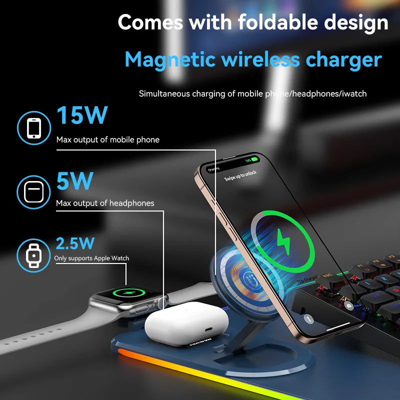GlowCharge Gaming Desk Pad