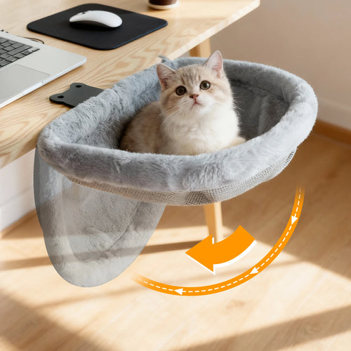 Compact Desk Cat Hammock Bed