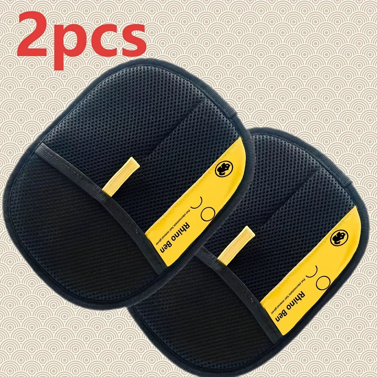 Dual-Sided Pet Grooming Gloves