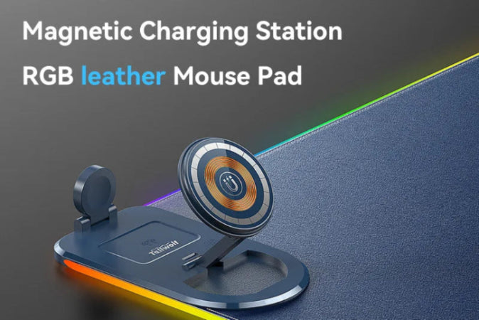 GlowCharge Gaming Desk Pad