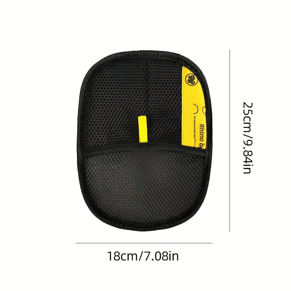 Dual-Sided Pet Grooming Gloves